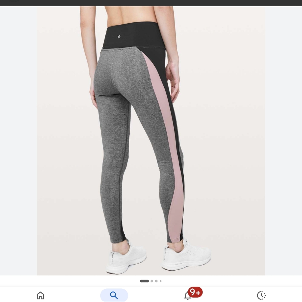 Lululemon Athletica Gray and Black Leggings - Picture 13 of 14